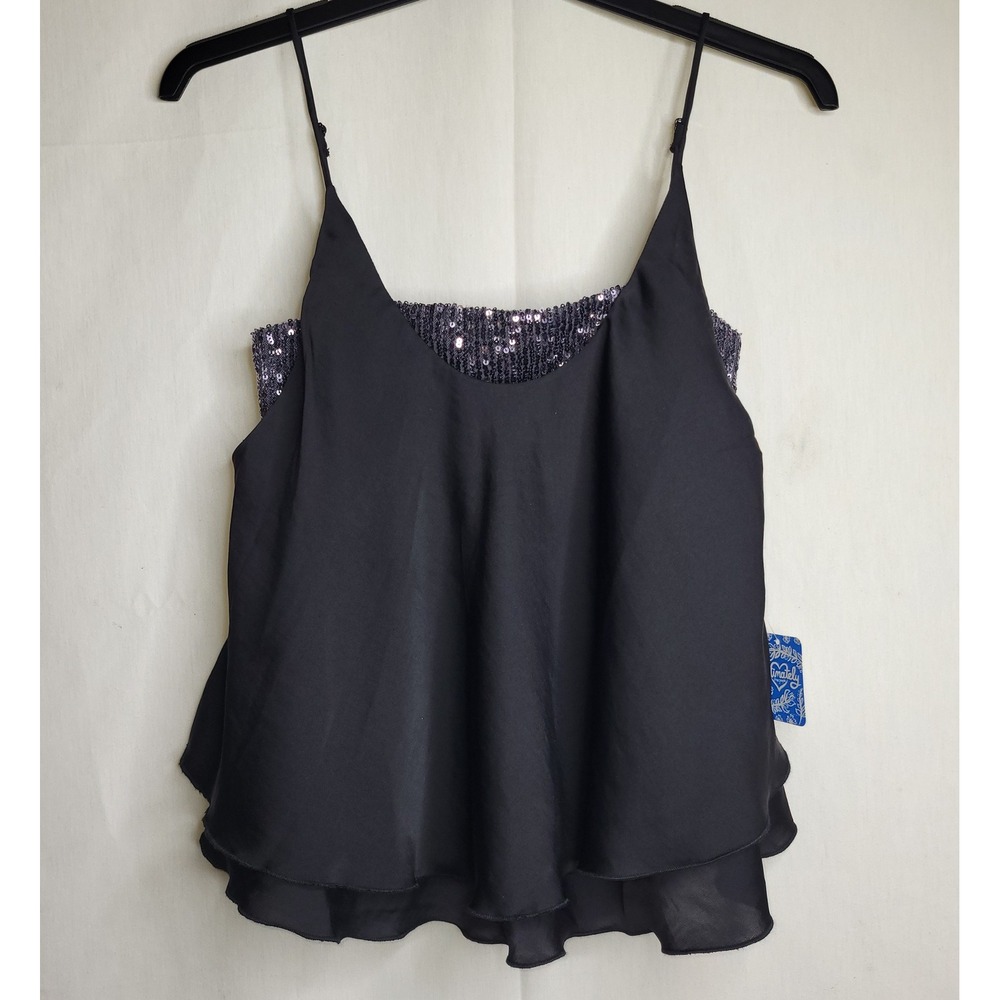 Free People "Turn It On" Sequin Cami‎ Tank Top